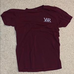 Men’s young and reckless t-shirt maroon